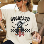 Cycopath Halloween Ghost DTF Transfer DTF Heat Press Transfer from Sweet Tee Transfers