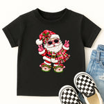 Cool Santa with Elf Slippers DTF Transfer DTF Heat Press Transfer from Sweet Tee Transfers
