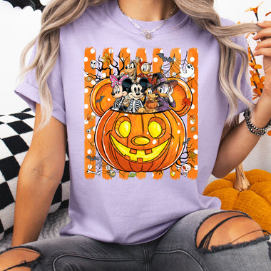 Mouse Pumpkin Halloween DTF Transfer DTF Heat Press Transfer from Sweet Tee Transfers