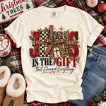 Jesus Is the Gift That Changed Everything DTF Transfer DTF Heat Press Transfer from Sweet Tee Transfers