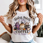 Hocus Pocus I Need Coffee to Focus DTF Transfer DTF Heat Press Transfer from Sweet Tee Transfers