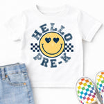 Checkered Smiley Pre-K DTF Transfer DTF Heat Press Transfer from Sweet Tee Transfers