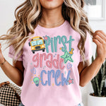 First Grade Crew DTF Transfer DTF Heat Press Transfer from Sweet Tee Transfers