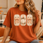 Bow and Pumpkin Panels DTF Transfer DTF Heat Press Transfer from Sweet Tee Transfers