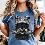 Frog Heart Hands DTF Transfer DTF Heat Press Transfer from Sweet Tee Transfers