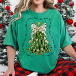 Oh Come Let Us Adore Him Tree DTF Transfer DTF Heat Press Transfer from Sweet Tee Transfers