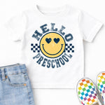 Checkered Smiley Preschool DTF Transfer DTF Heat Press Transfer from Sweet Tee Transfers
