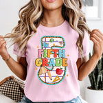 Pencil and Paper Fifth Grade DTF Transfer DTF Heat Press Transfer from Sweet Tee Transfers