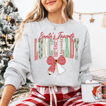 Coquette Santa's Favorite Lunch Lady DTF Transfer DTF Heat Press Transfer from Sweet Tee Transfers