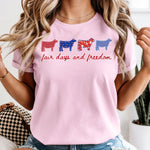 Fair Days and Freedom DTF Transfer DTF Heat Press Transfer from Sweet Tee Transfers