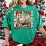 Christmas Begins with Christ Faux Yarn DTF Transfer DTF Heat Press Transfer from Sweet Tee Transfers