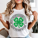 4H Clover Heart Hands Head Health DTF Transfer DTF Heat Press Transfer from Sweet Tee Transfers