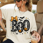 BOO Lace DTF Transfer DTF Heat Press Transfer from Sweet Tee Transfers