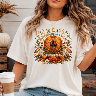 Pumpkin Carriage DTF Transfer DTF Heat Press Transfer from Sweet Tee Transfers
