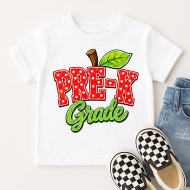 Apple Pre-K Grade DTF Transfer DTF Heat Press Transfer from Sweet Tee Transfers