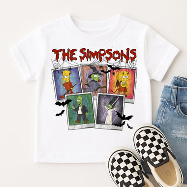 Simpsons Horror Halloween DTF Transfer DTF Heat Press Transfer from Sweet Tee Transfers
