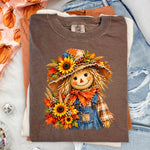 Fall Scarecrow Flowers DTF Transfer DTF Heat Press Transfer from Sweet Tee Transfers