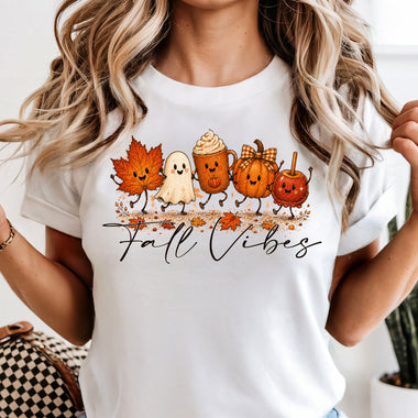 Fall Vibes Latte DTF Transfer DTF Heat Press Transfer from Sweet Tee Transfers
