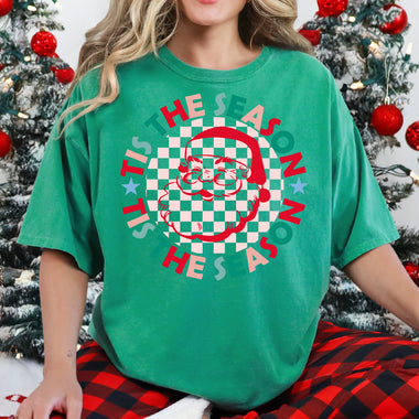 Tis the Season Santa DTF Transfer DTF Heat Press Transfer from Sweet Tee Transfers