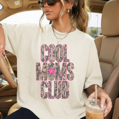 Cool Moms Club DTF Transfer DTF Heat Press Transfer from Sweet Tee Transfers