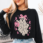 Breast Cancer Awareness Lace Ghost DTF Transfer DTF Heat Press Transfer from Sweet Tee Transfers