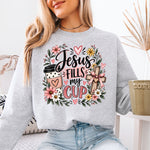 Jesus Fills My Cup DTF Transfer DTF Heat Press Transfer from Sweet Tee Transfers