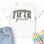 Camo Fifth Grade DTF Transfer DTF Heat Press Transfer from Sweet Tee Transfers