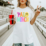 Palominos School Mascot DTF Transfer – Bright Letters DTF Heat Press Transfer from Sweet Tee Transfers