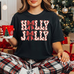 Holly Jolly Stacked DTF Transfer DTF Heat Press Transfer from Sweet Tee Transfers