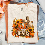 Fall for Jesus DTF Transfer DTF Heat Press Transfer from Sweet Tee Transfers