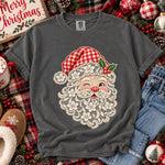 Retro Lace Christmas Santa DTF Transfer DTF Heat Press Transfer from Sweet Tee Transfers