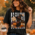 Witch's Pumpkin Patch Black Cat DTF Transfer DTF Heat Press Transfer from Sweet Tee Transfers