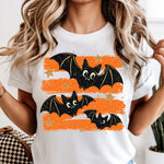 Retro Brushstroke Bats DTF Transfer DTF Heat Press Transfer from Sweet Tee Transfers