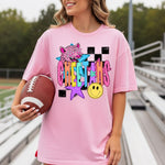 Cheetahs School Mascot DTF Transfer – Checkered Design DTF Heat Press Transfer from Sweet Tee Transfers