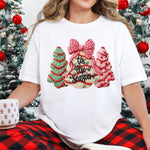 Tis the Season Faux Yarn Christmas Trees DTF Transfer DTF Heat Press Transfer from Sweet Tee Transfers
