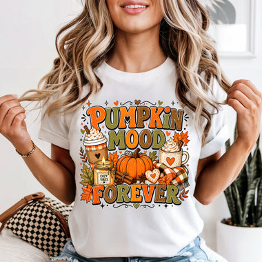 Pumpkin Mood Forever DTF Transfer DTF Heat Press Transfer from Sweet Tee Transfers