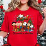 Oh Come Let Us Adore Him Peanuts DTF Transfer DTF Heat Press Transfer from Sweet Tee Transfers