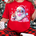 Santa Peace Bubblegum DTF Transfer DTF Heat Press Transfer from Sweet Tee Transfers