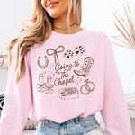Going to the Chapel Cowgirl Brown DTF Transfer DTF Heat Press Transfer from Sweet Tee Transfers