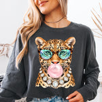 Trendy Glam Leopard Bubblegum DTF Transfer DTF Heat Press Transfer from Sweet Tee Transfers