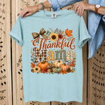 Thankful MAMA Fall Pumpkin DTF Transfer DTF Heat Press Transfer from Sweet Tee Transfers