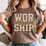 Worship While You Wait DTF Transfer DTF Heat Press Transfer from Sweet Tee Transfers