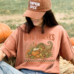 Give Thanks Fall DTF Transfer DTF Heat Press Transfer from Sweet Tee Transfers
