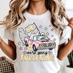 Hop in Bestie We're Going Thrifting DTF Transfer DTF Heat Press Transfer from Sweet Tee Transfers