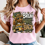 Highland Cow Bruh We Back School DTF Transfer DTF Heat Press Transfer from Sweet Tee Transfers