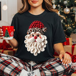 Leopard Crochet Santa DTF Transfer DTF Heat Press Transfer from Sweet Tee Transfers