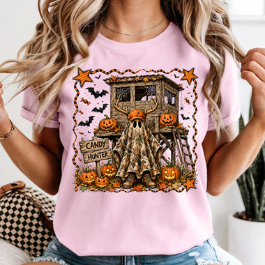 Candy Hunter Ghost DTF Transfer DTF Heat Press Transfer from Sweet Tee Transfers