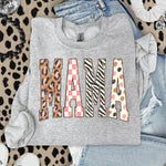 Retro MAMA Checkered Leopard DTF Transfer DTF Heat Press Transfer from Sweet Tee Transfers
