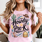 Howdy Pre-K DTF Transfer DTF Heat Press Transfer from Sweet Tee Transfers