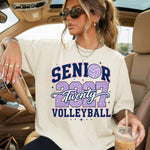 Senior 2027 Volleyball DTF Transfer DTF Heat Press Transfer from Sweet Tee Transfers